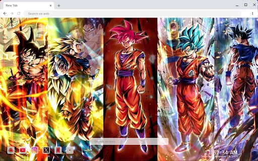 Goku Live Wallpaper New ডাউনলোড করুন – সেরা অ্যানিমে থিম - Screenshot 3