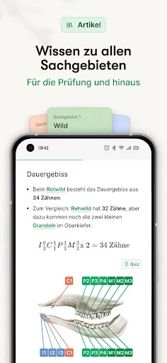 Waidwissen – Jagdschein App ডাউনলোড করুন – ৯৫.৩% সাফল্যের নিশ্চয়তা - Screenshot 4