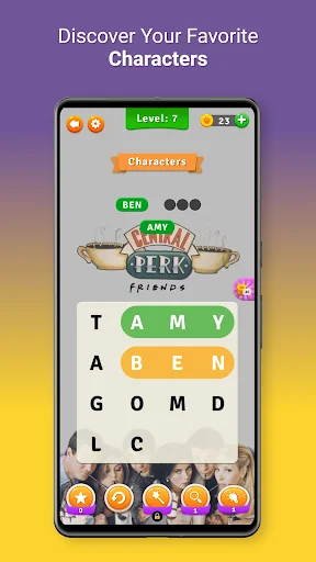 FRIENDS Word Search ডাউনলোড করুন – বন্ধুদের জন্য সেরা গেম - Screenshot 2