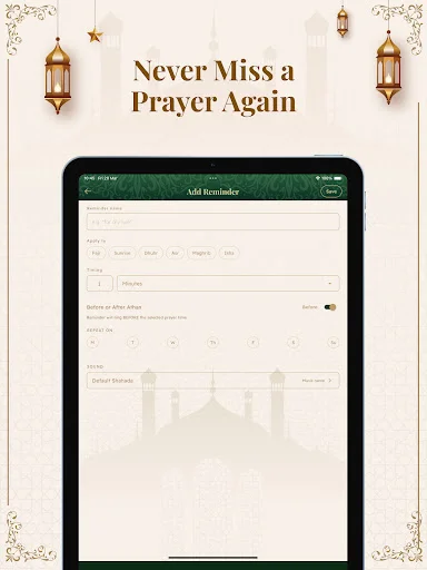 Prayer Time: Qibla, Azan & Dua ডাউনলোড করুন – নির্ভুল সালাতের সময় - Screenshot 14