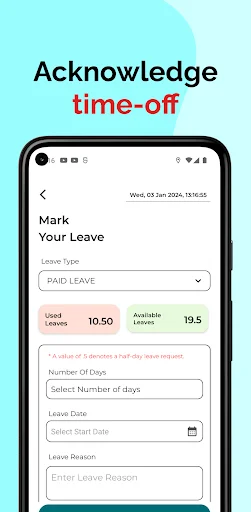 IDOne Employee Tracker ডাউনলোড করুন – সেরা মোবাইল উপস্থিতি অ্যাপ - Screenshot 5