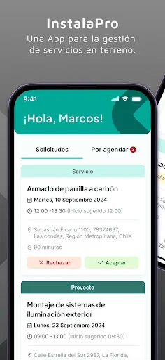 InstalaPro Servicios ডাউনলোড করুন – পেশাদার ইনস্টলারদের সেরা অ্যাপ - Screenshot 1