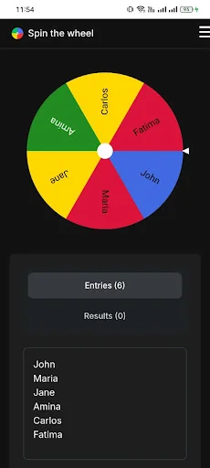 Spin the Wheel ডাউনলোড করুন – র‍্যান্ডম সিদ্ধান্ত নিন সহজে - Screenshot 1