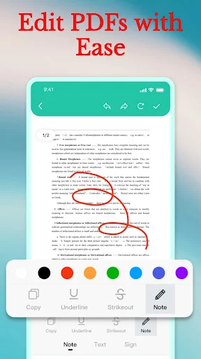 PDF Smooth Reader & Editor ডাউনলোড করুন – সেরা পিডিএফ এডিটর - Screenshot 2