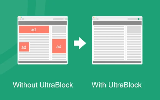 UltraBlock: সেরা অ্যাডব্লকার এবং প্রাইভেসি এক্সটেনশন ডাউনলোড করুন - Screenshot 1