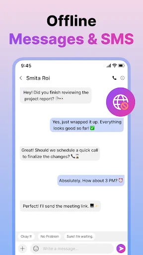 Messenger: Text SMS & Launcher ডাউনলোড করুন – সেরা মেসেজিং অ্যাপ - Screenshot 3