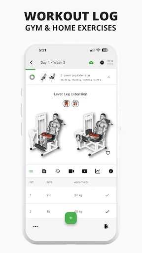 Fitwill Gym & Home Workout Log ডাউনলোড করুন – সেরা ব্যায়াম অ্যাপ - Screenshot 1