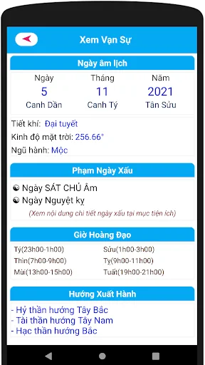 Lich Van Su 2026 ডাউনলোড করুন – শুভ দিন ও সময় জানুন - Screenshot 2