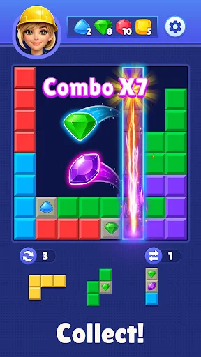 Brain Blocks Mania Classic ডাউনলোড করুন – সেরা পাজল গেম ফ্রি - Screenshot 4