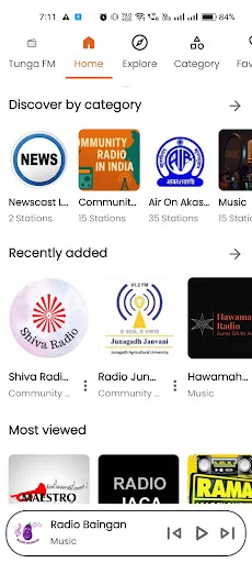 All FM Radio India ডাউনলোড করুন – লাইভ মিউজিক ও নিউজ শুনুন - Screenshot 1