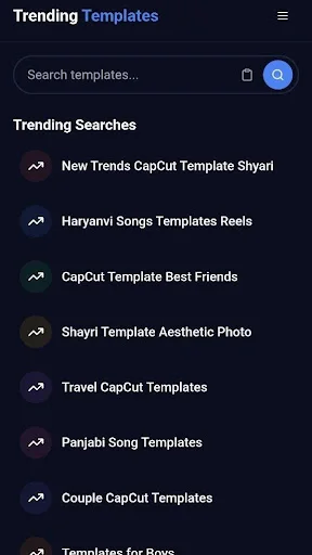 Trending Template for Reels ডাউনলোড করুন – ভাইরাল ভিডিও মেকার - Screenshot 2
