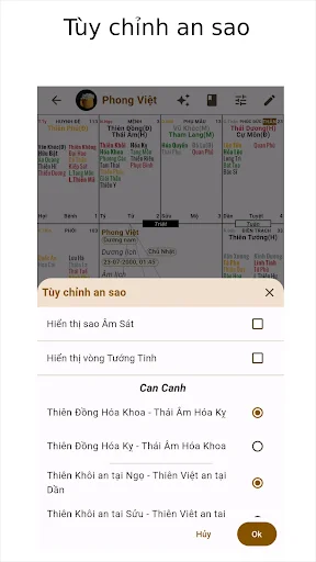 Lập Lá Số Tử Vi ডাউনলোড করুন – রাশিফল ও জ্যোতিষশাস্ত্রের সেরা অ্যাপ - Screenshot 28