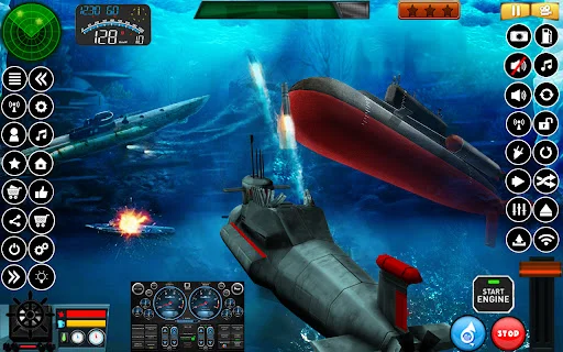Submarine Navy Warships Battle ডাউনলোড করুন – সেরা নৌ যুদ্ধের গেম - Screenshot 7