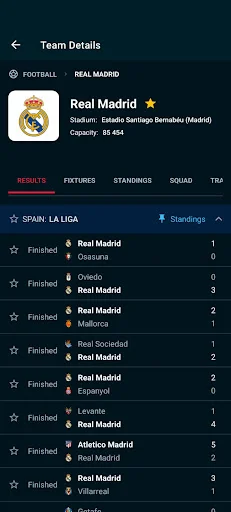 LiveScores ডাউনলোড করুন – ফুটবল লাইভ স্কোর ও ফিক্সচার আপডেট - Screenshot 5