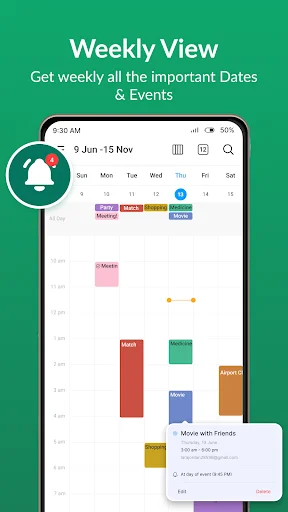 Calendar: Reminder your task ডাউনলোড করুন – সেরা ডেইলি প্ল্যানার ও শিডিউল অ্যাপ - Screenshot 5