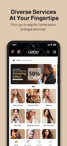 Ozee ডাউনলোড করুন – সেরা বিউটি সার্ভিস অ্যাপ | লেটেস্ট ভার্সন - Screenshot 2