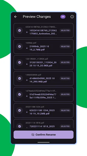 Bulk File Renamer ডাউনলোড করুন – স্মার্ট ফাইল রিনেম টুল - Screenshot 3