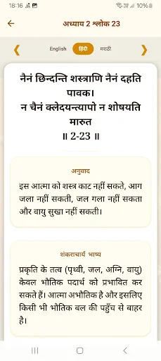 Bhagavad Gita Videos ডাউনলোড করুন – মারাঠি, হিন্দি ও ইংরেজি ভিডিও - Screenshot 1