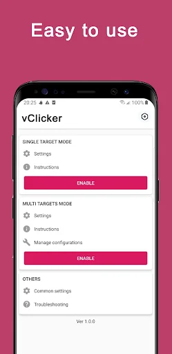 vClicker – Auto Clicker & Tap ডাউনলোড করুন – সেরা অটো ক্লিকার - Screenshot 1