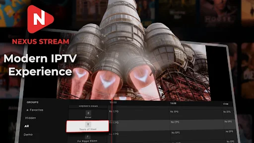 Nexus Stream – Xtream IPTV ডাউনলোড করুন | সেরা সিনেমাটিক অভিজ্ঞতা - Screenshot 4