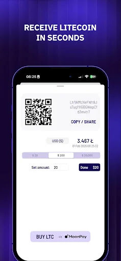 Brainwallet: Litecoin ওয়ালেট ডাউনলোড করুন – দ্রুত এবং নিরাপদ লেনদেন - Screenshot 8