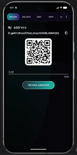 Verge XVR Wallet ডাউনলোড করুন – নিরাপদ এবং প্রাইভেট ক্রিপ্টো ওয়ালেট - Screenshot 2