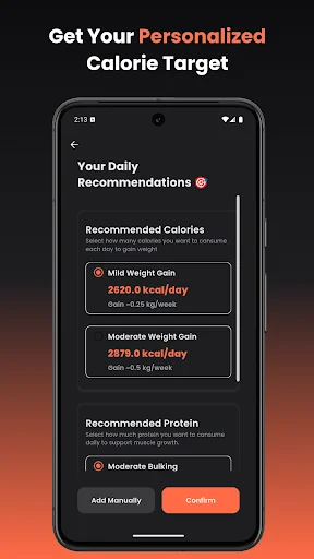 BulkBuddy ডাউনলোড করুন – জিম ওয়ার্কআউট ও ডায়েট ট্র্যাকার অ্যাপ - Screenshot 2