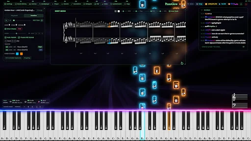 PianoGlow ডাউনলোড করুন – মাল্টিপ্লেয়ার পিয়ানো ও মিউজিক গেম - Screenshot 2