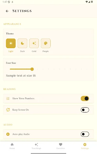 Holy Bible – KJV Audio Offline ডাউনলোড করুন – বাইবেল পড়ুন ও শুনুন - Screenshot 9