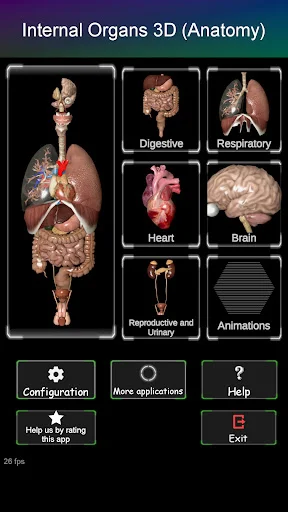 Internal Organs in 3D Anatomy ডাউনলোড করুন – সেরা অ্যানাটমি অ্যাপ - Screenshot 17