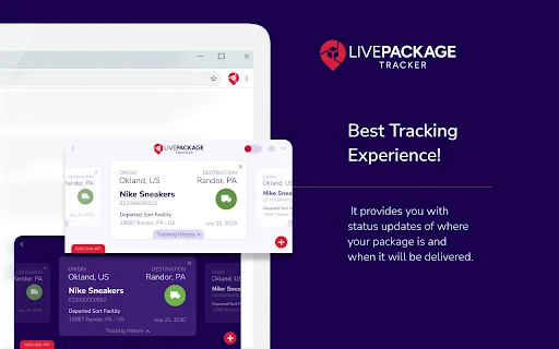 Live Package Tracker ডাউনলোড করুন – রিয়েল-টাইম শিপমেন্ট ট্র্যাকিং - Screenshot 2
