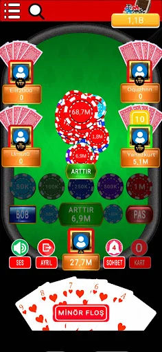 Turkish Poker ডাউনলোড করুন – সেরা কার্ড গেম ও কৌশলী বিনোদন - Screenshot 3