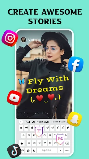 Stylish Text & Keyboard Themes ডাউনলোড করুন – স্টাইলিশ ফন্ট ও থিম - Screenshot 6
