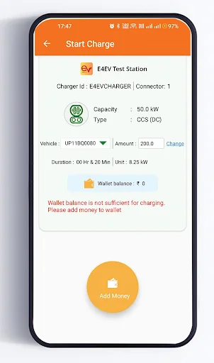 E4EV ডাউনলোড করুন – সেরা ইলেকট্রিক ভেহিকল চার্জিং অ্যাপ - Screenshot 1