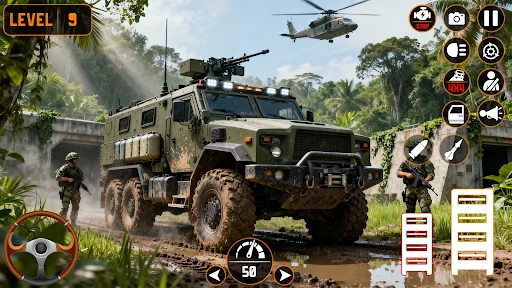 Army Cargo Truck Game 2026 ডাউনলোড করুন – সেরা আর্মি সিমুলেশন গেম - Screenshot 5