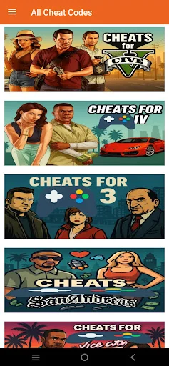 Cheats for all GTA ডাউনলোড করুন – সেরা গেম চিট কোড সংগ্রহ - Screenshot 16
