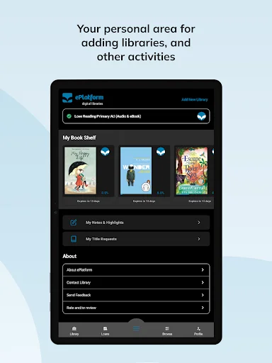 ePlatform Digital Libraries ডাউনলোড করুন – ই-বুক ও অডিওবুক - Screenshot 9
