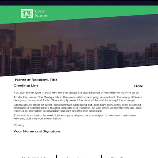 Business Letter Templates ডাউনলোড করুন – পেশাদার ফরম্যাট - Screenshot 3