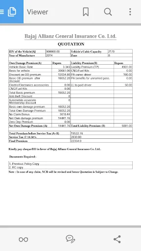Motor Insurance Calculator অ্যাপ ডাউনলোড করুন – সেরা ইন্স্যুরেন্স টুল - Screenshot 12