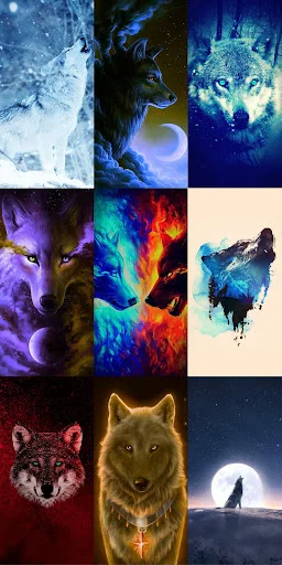 Wolf Wallpaper HD ডাউনলোড করুন – সেরা নেকড়ে ওয়ালপেপার ফ্রি - Screenshot 18
