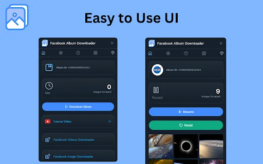 Facebook Album Downloader – এক ক্লিকে সব ছবি ডাউনলোড করুন - Screenshot 5