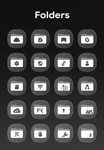 OneGlass 8 – Icon Pack ডাউনলোড করুন – আধুনিক ও মিনিমালিস্ট স্টাইল - Screenshot 13