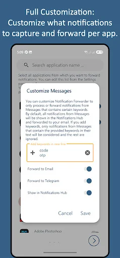 Notification Forwarder ডাউনলোড করুন – ডিভাইস সিঙ্ক্রোনাইজেশন টুল - Screenshot 3