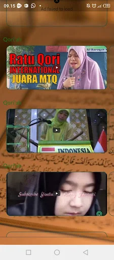 Qoriah Putri Internasional ডাউনলোড করুন – সেরা কোরআন তেলাওয়াত - Screenshot 20