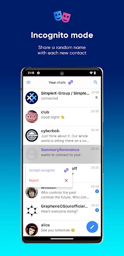 SimpleX Chat ডাউনলোড করুন – সুরক্ষিত ও প্রাইভেট মেসেজিং অ্যাপ - Screenshot 3
