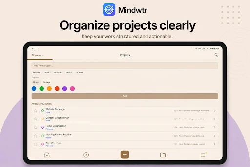 Mindwtr ডাউনলোড করুন – সেরা লোকাল-ফার্স্ট GTD টাস্ক ম্যানেজার - Screenshot 18
