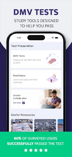 DMV Help Permit Practice Test ডাউনলোড করুন – ড্রাইভিং লাইসেন্স পরীক্ষার প্রস্তুতি - Screenshot 1