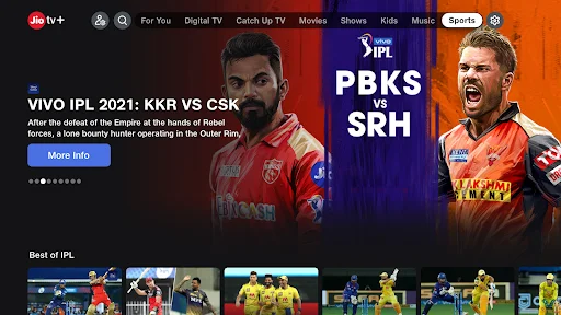 Jiotv+ লেটেস্ট ভার্সন ডাউনলোড করুন – ৮০০+ লাইভ টিভি চ্যানেল - Screenshot 14