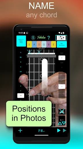 FABULUS: Any Guitar Chord Quiz ডাউনলোড করুন – গিটার শেখার সেরা অ্যাপ - Screenshot 3