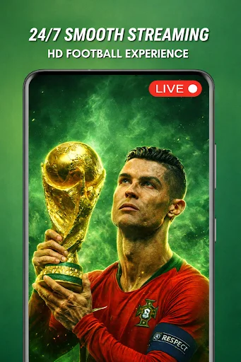 Live Football TV HD ডাউনলোড করুন – লাইভ স্কোর ও ফুটবল ম্যাচ উপভোগ করুন - Screenshot 1